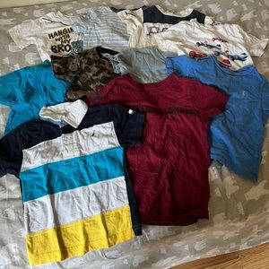 Boy 3–4T 10 piece T-shirts bundle mix brand (Ralph Lauren, children’s place etc)